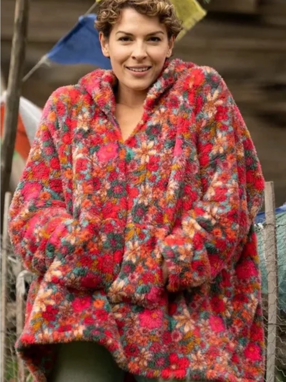 NATURAL LIFE Oversized Blanket Hoodie